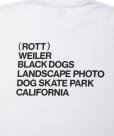 画像5: ROTTWEILER/PIGMENT PHOTO TEE（WHITE） 【30%OFF】［プリントT-24春夏］