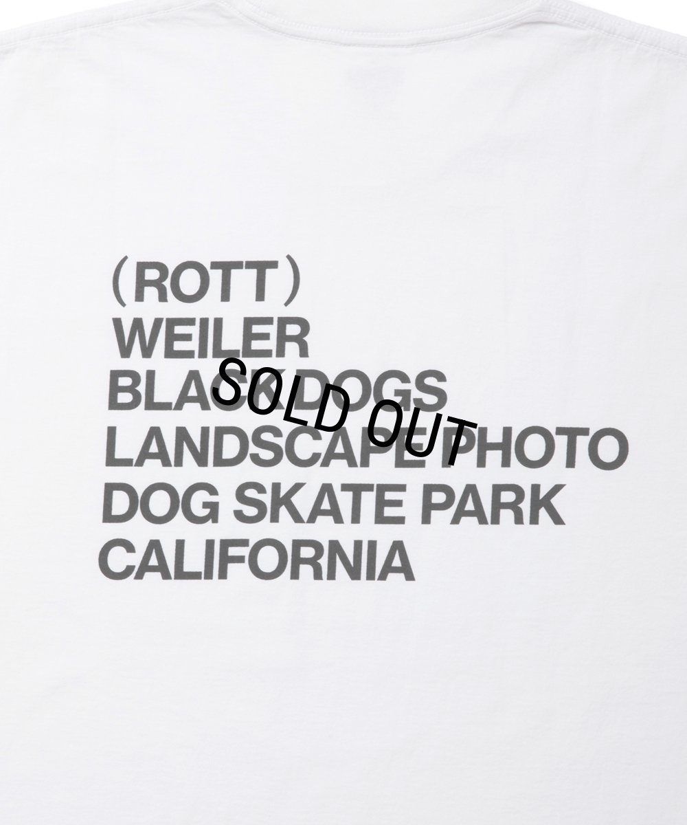 画像5: ROTTWEILER/PIGMENT PHOTO TEE（WHITE） 【30%OFF】［プリントT-24春夏］ (5)