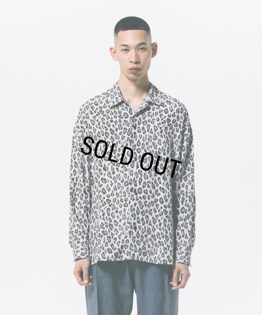 画像4: 【30%OFF】ROTTWEILER/R9 LEOPARD L/S SHIRT（BEIGE）［レオパードシャツ-24春夏］ (4)