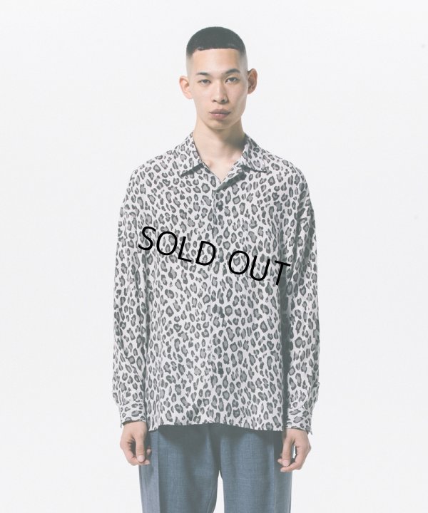 画像4: 【30%OFF】ROTTWEILER/R9 LEOPARD L/S SHIRT（BEIGE）［レオパードシャツ-24春夏］