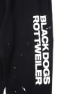 画像3: 【30%OFF】ROTTWEILER/R.W PAINTED SWEAT PANTS（BLACK）［ペイント加工スウェットパンツ-24春夏］ (3)