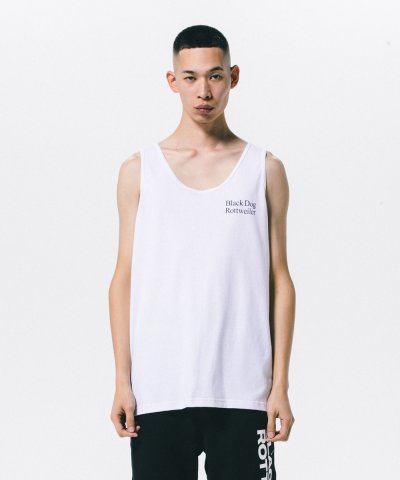 画像2: 【30%OFF】ROTTWEILER/2 LINE TANK TOP（WHITE）［タンクトップ-24春夏］