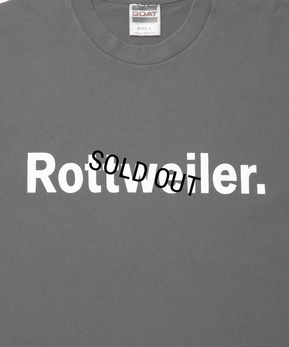 画像4: ROTTWEILER/PIGMENT CLASSIC TEE（CHARCOAL）［プリントT-24春夏］ (4)