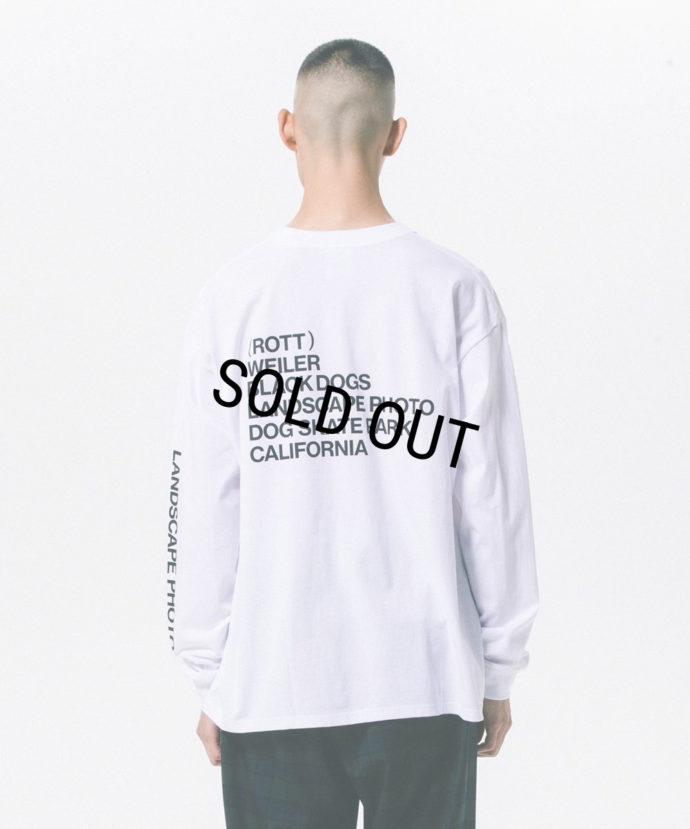 画像8: 【30%OFF】ROTTWEILER/R.W PHOTO L/S TEE（WHITE）［プリント長袖T-24春夏］ (8)