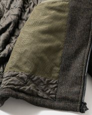 画像8: TIGHTBOOTH/TWEED PUFFY JKT（Olive）［ツイードパフィーJKT-23秋冬］ (8)