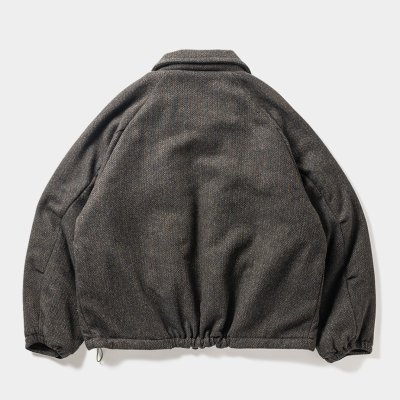 画像2: TIGHTBOOTH/TWEED PUFFY JKT（Olive）［ツイードパフィーJKT-23秋冬］