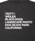画像5: ROTTWEILER/PIGMENT PHOTO TEE（CHARCOAL） 【30%OFF】［プリントT-24春夏］