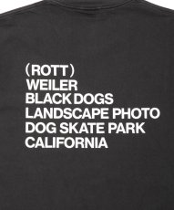 画像5: ROTTWEILER/PIGMENT PHOTO TEE（CHARCOAL） 【30%OFF】［プリントT-24春夏］ (5)