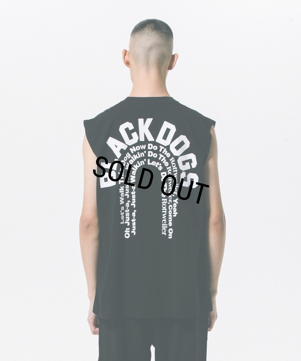 画像7: ROTTWEILER/R.W NO SLEEVE TEE（BLACK） 【30%OFF】［ノースリーブT-24春夏］ (7)