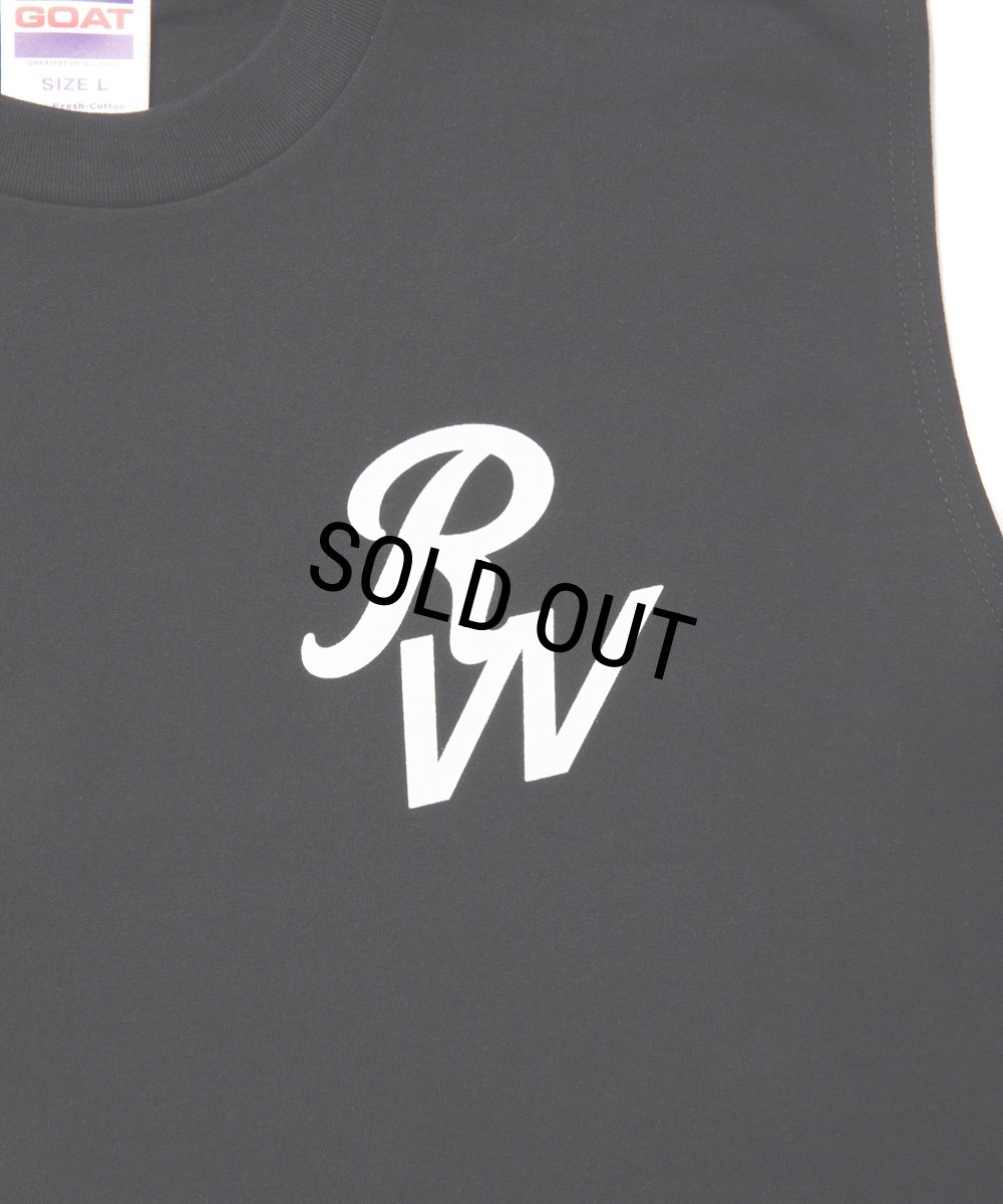 画像4: ROTTWEILER/R.W NO SLEEVE TEE（BLACK） 【30%OFF】［ノースリーブT-24春夏］ (4)