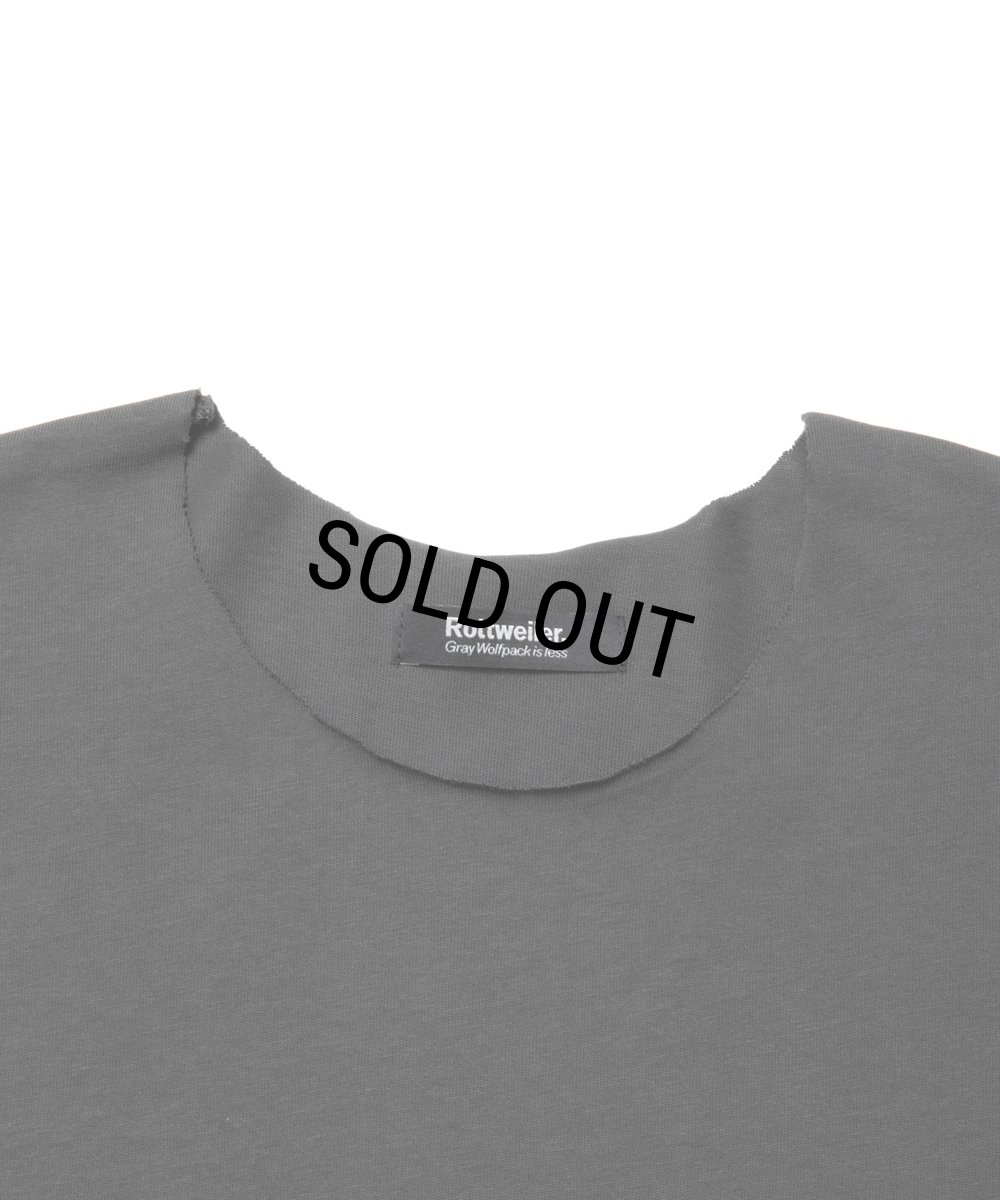 画像3: ROTTWEILER/R9 CUT OFF TEE（CHARCOAL）［カットオフT-24春夏］ (3)