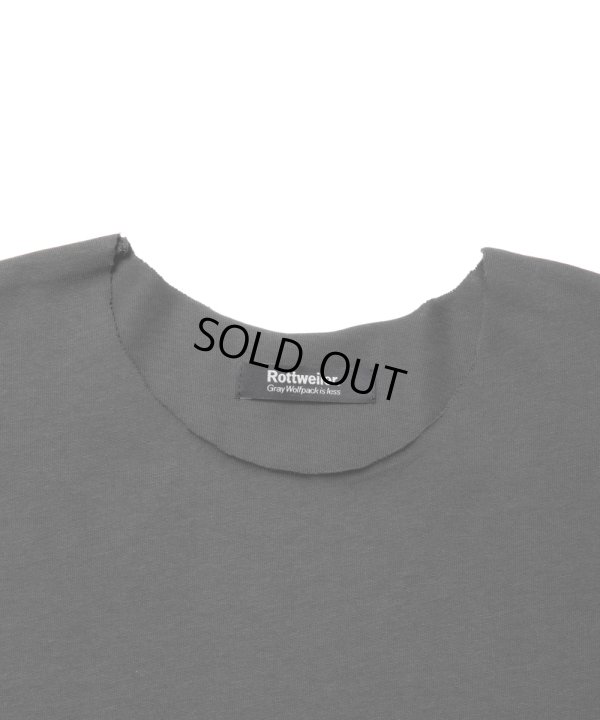 画像3: ROTTWEILER/R9 CUT OFF TEE（CHARCOAL）［カットオフT-24春夏］