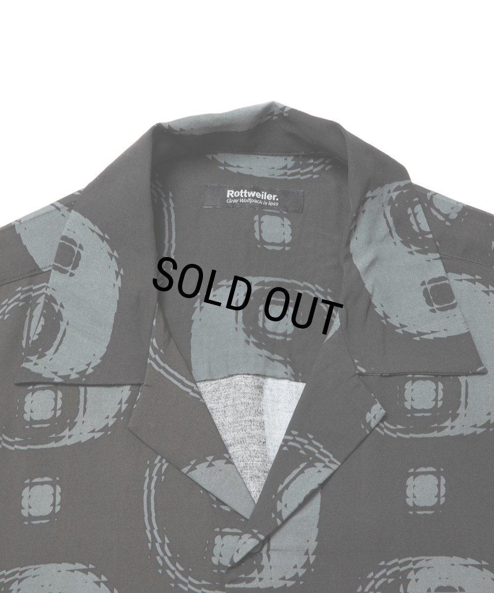 画像3: 【40%OFF】ROTTWEILER/R9 YIN-YANG S/S SHIRT（BLACK）［陰陽シャツ-24春夏］ (3)