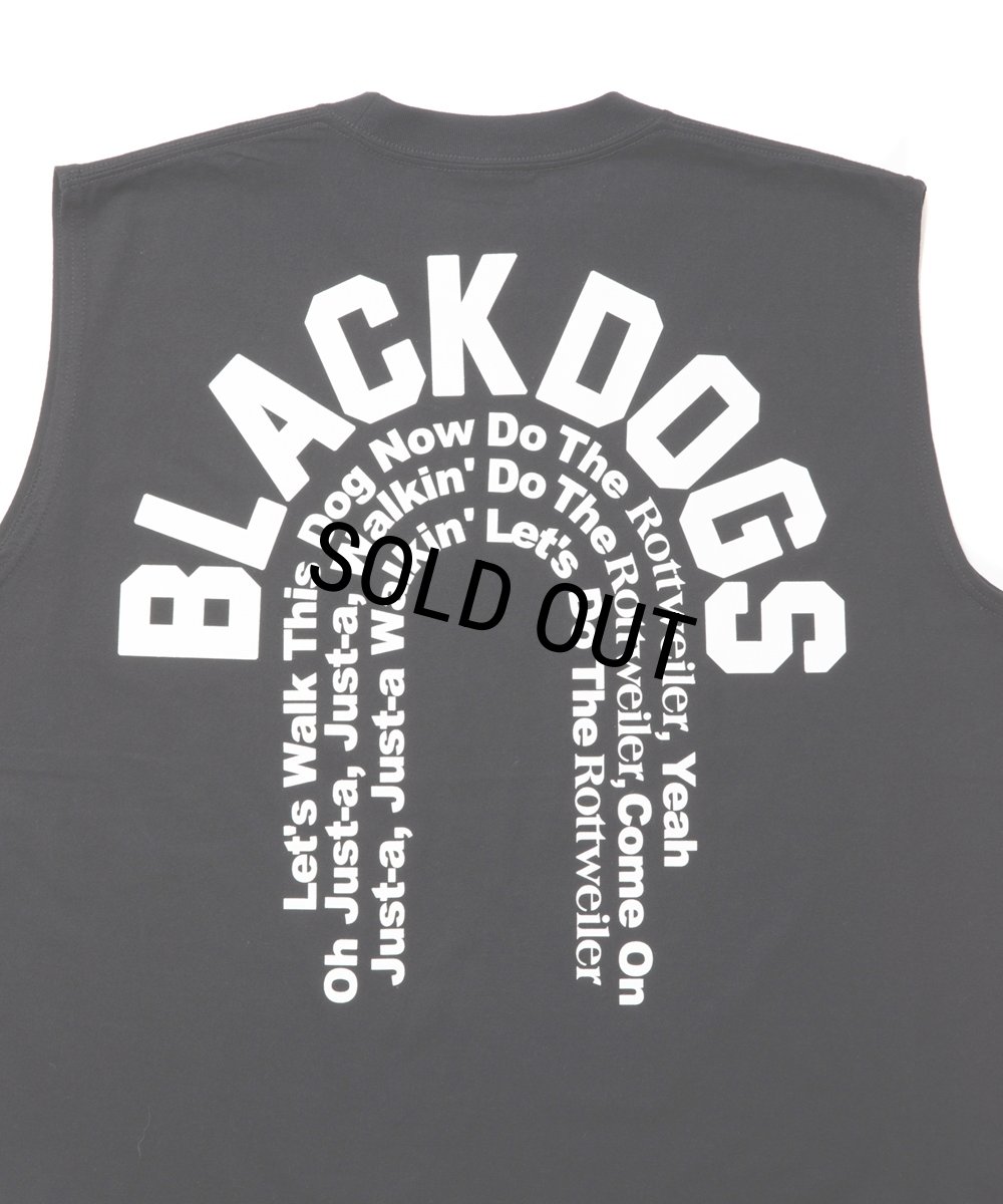 画像5: ROTTWEILER/R.W NO SLEEVE TEE（BLACK） 【30%OFF】［ノースリーブT-24春夏］ (5)