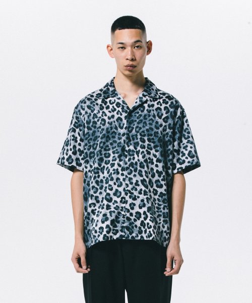他の写真2: ROTTWEILER/R9 LEOPARD S/S SHIRT（GRAY） 【30%OFF】［レオパードシャツ-24春夏］