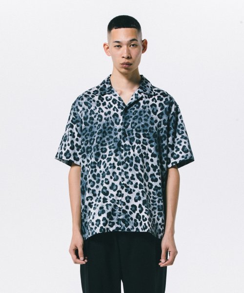 他の写真2: ROTTWEILER/R9 LEOPARD S/S SHIRT（GRAY）［レオパードシャツ-24春夏］