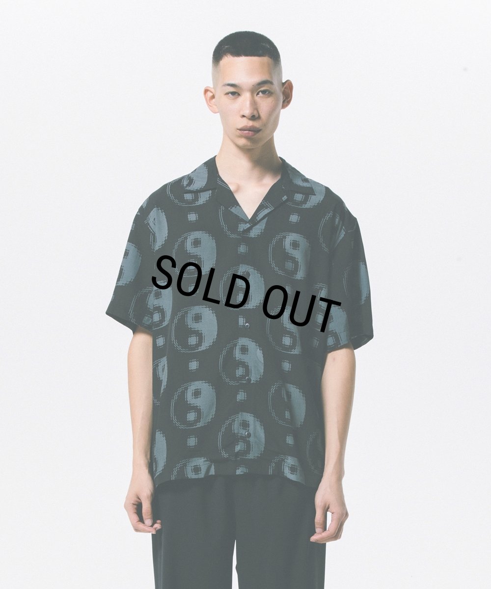 画像4: 【40%OFF】ROTTWEILER/R9 YIN-YANG S/S SHIRT（BLACK）［陰陽シャツ-24春夏］ (4)