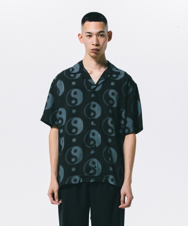 画像4: ROTTWEILER/R9 YIN-YANG S/S SHIRT（BLACK）［陰陽シャツ-24春夏］