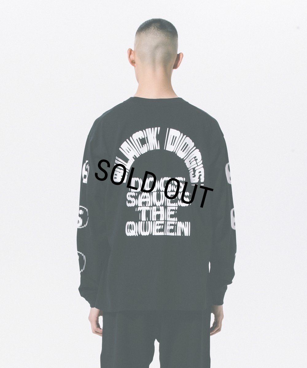 画像8: 【30%OFF】ROTTWEILER/CIRCLE L/S TEE（BLACK）［プリント長袖T-24春夏］ (8)