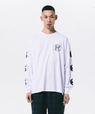 画像7: 【30%OFF】ROTTWEILER/CIRCLE L/S TEE（WHITE）［プリント長袖T-24春夏］ (7)