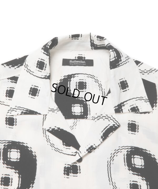 画像3: ROTTWEILER/R9 YIN-YANG S/S SHIRT（WHITE）［陰陽シャツ-24春夏］