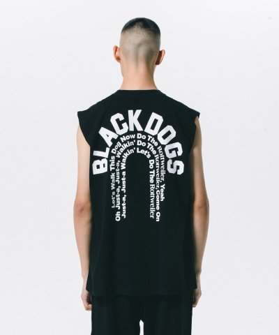 画像3: ROTTWEILER/R.W NO SLEEVE TEE（BLACK） 【30%OFF】［ノースリーブT-24春夏］