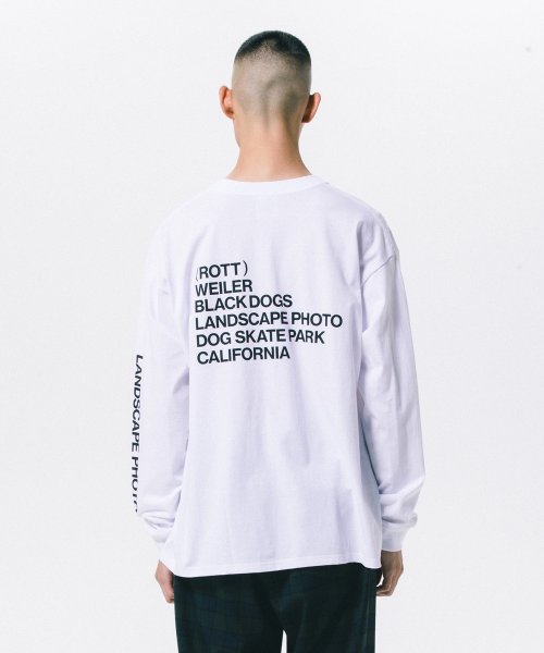 他の写真3: 【30%OFF】ROTTWEILER/R.W PHOTO L/S TEE（WHITE）［プリント長袖T-24春夏］