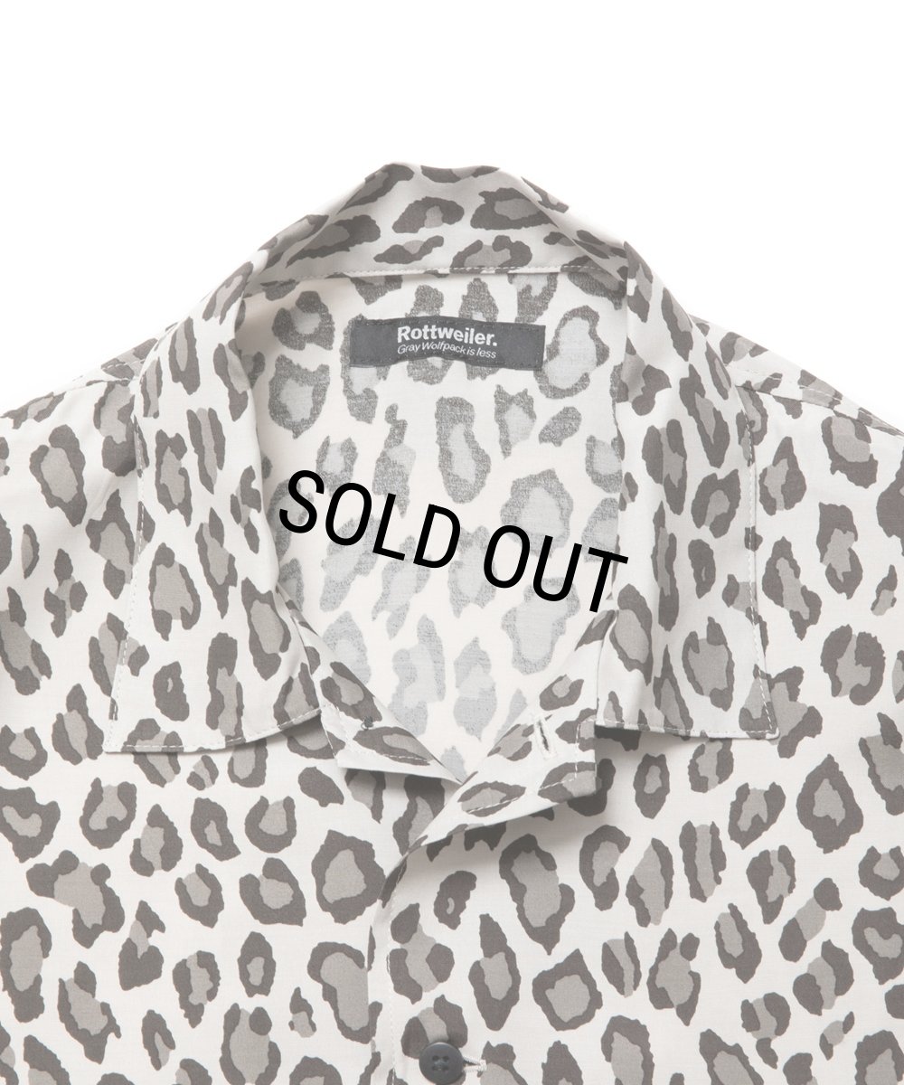 画像3: 【30%OFF】ROTTWEILER/R9 LEOPARD L/S SHIRT（BEIGE）［レオパードシャツ-24春夏］ (3)