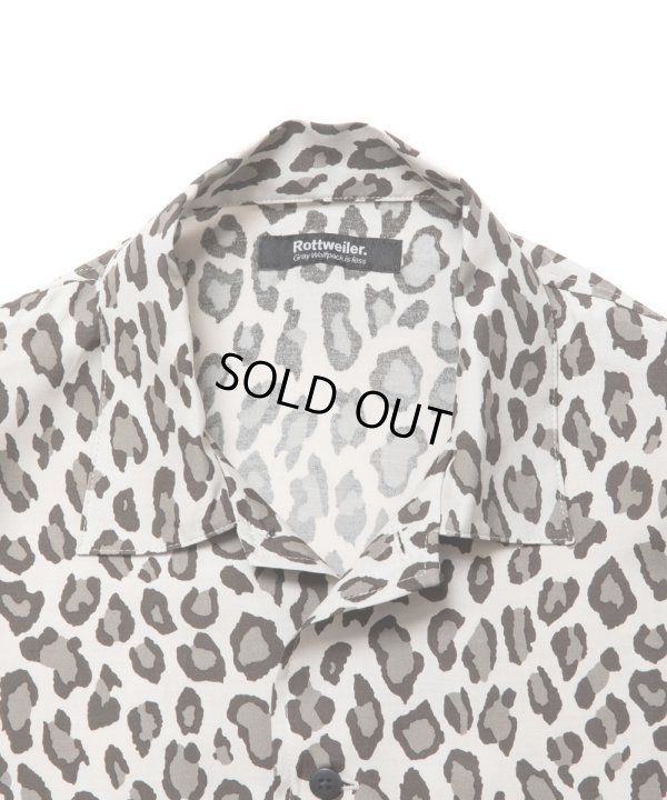 画像3: 【30%OFF】ROTTWEILER/R9 LEOPARD L/S SHIRT（BEIGE）［レオパードシャツ-24春夏］