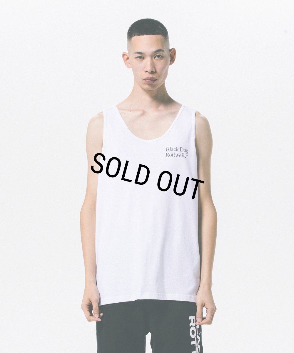 画像6: 【30%OFF】ROTTWEILER/2 LINE TANK TOP（WHITE）［タンクトップ-24春夏］ (6)