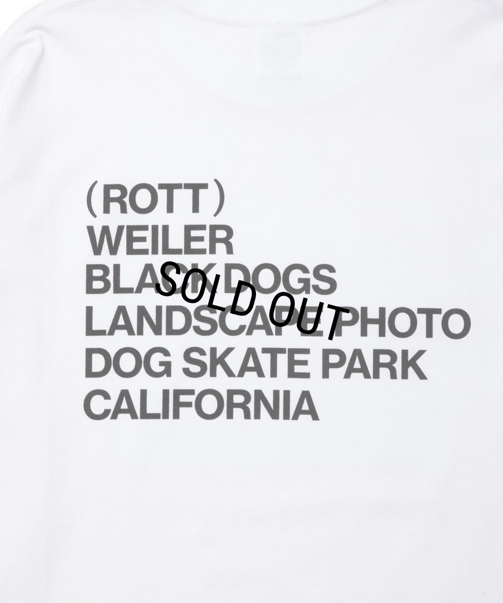 画像6: 【30%OFF】ROTTWEILER/R.W PHOTO L/S TEE（WHITE）［プリント長袖T-24春夏］ (6)