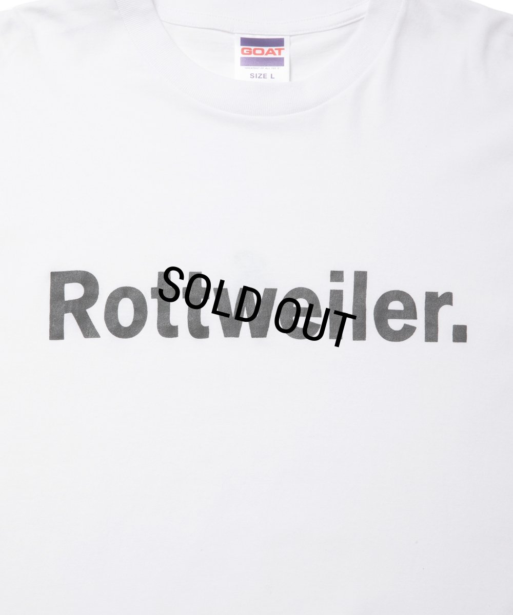 画像4: ROTTWEILER/PIGMENT CLASSIC TEE（WHITE） 【30%OFF】［プリントT-24春夏］ (4)