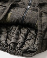画像6: TIGHTBOOTH/TWEED PUFFY JKT（Olive）［ツイードパフィーJKT-23秋冬］ (6)