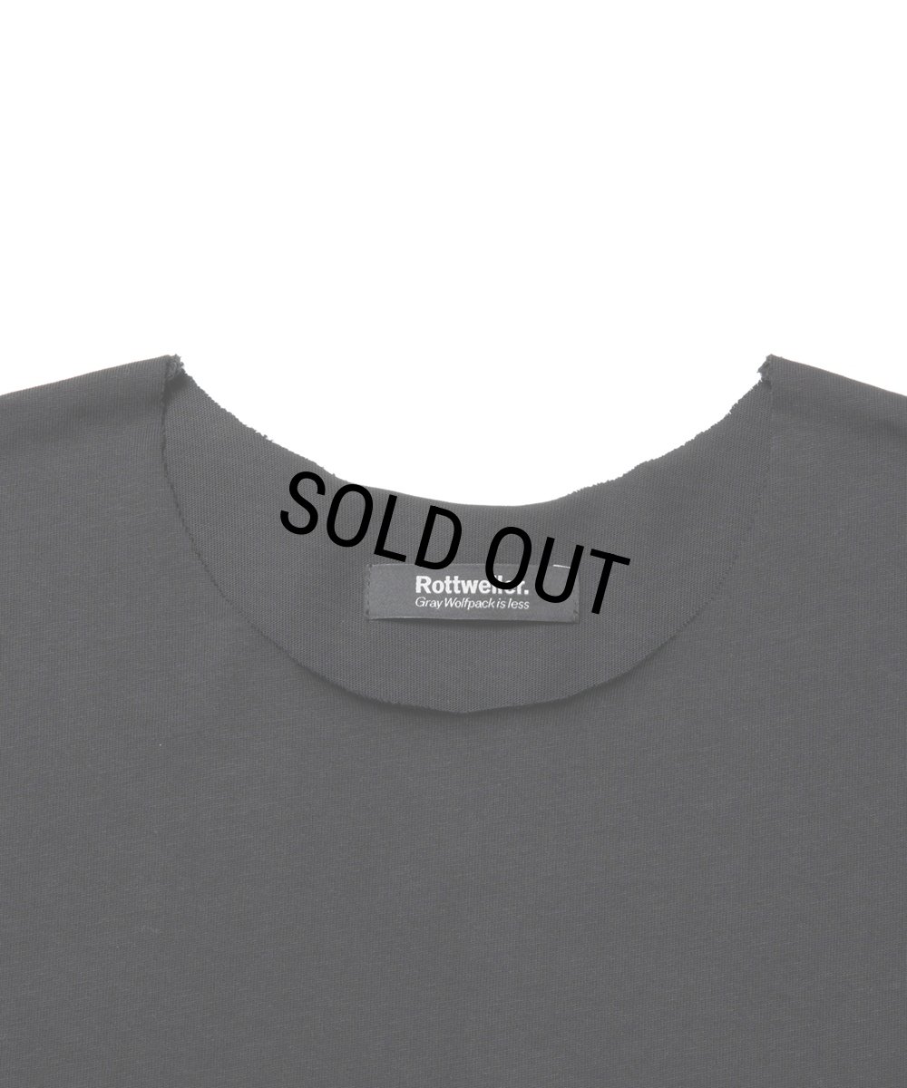 画像3: ROTTWEILER/R9 CUT OFF TEE（BLACK）［カットオフT-24春夏］ (3)