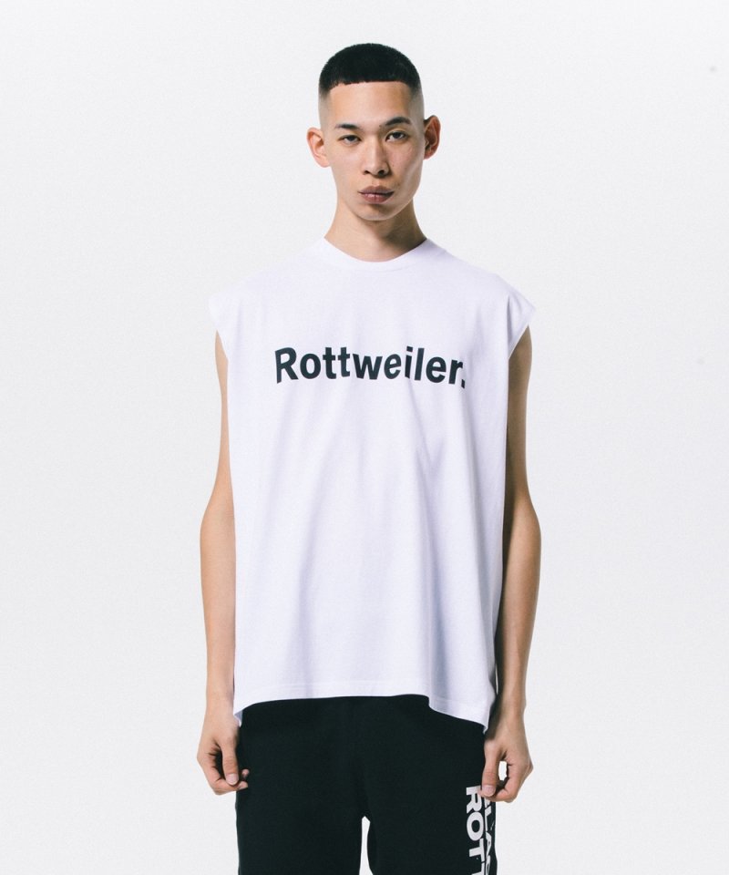 画像2: ROTTWEILER/CLASSIC NO SLEEVE TEE（WHITE）［ノースリーブT-24春夏］