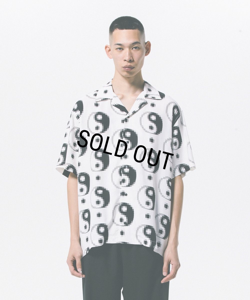 画像4: ROTTWEILER/R9 YIN-YANG S/S SHIRT（WHITE）［陰陽シャツ-24春夏］ (4)