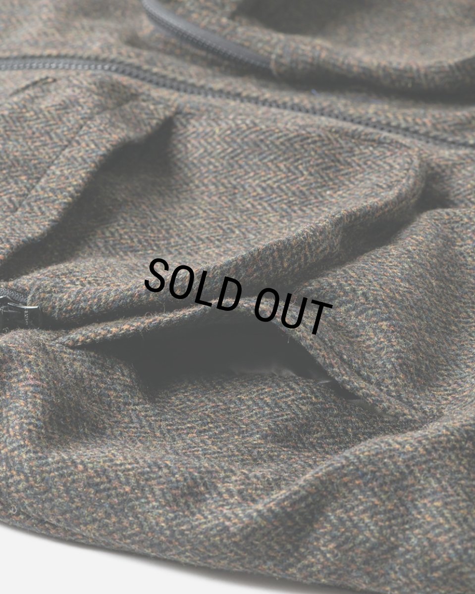 画像4: TIGHTBOOTH/TWEED PUFFY JKT（Olive）［ツイードパフィーJKT-23秋冬］ (4)