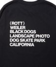 画像6: ROTTWEILER/R.W PHOTO L/S TEE（BLACK） 【30%OFF】［プリント長袖T-24春夏］