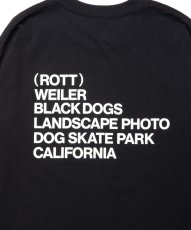 画像6: ROTTWEILER/R.W PHOTO L/S TEE（BLACK） 【30%OFF】［プリント長袖T-24春夏］ (6)
