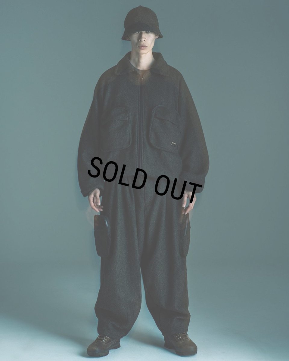 画像11: TIGHTBOOTH/TWEED PUFFY JKT（Olive）［ツイードパフィーJKT-23秋冬］ (11)