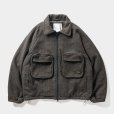 画像1: TIGHTBOOTH/TWEED PUFFY JKT（Olive）［ツイードパフィーJKT-23秋冬］ (1)