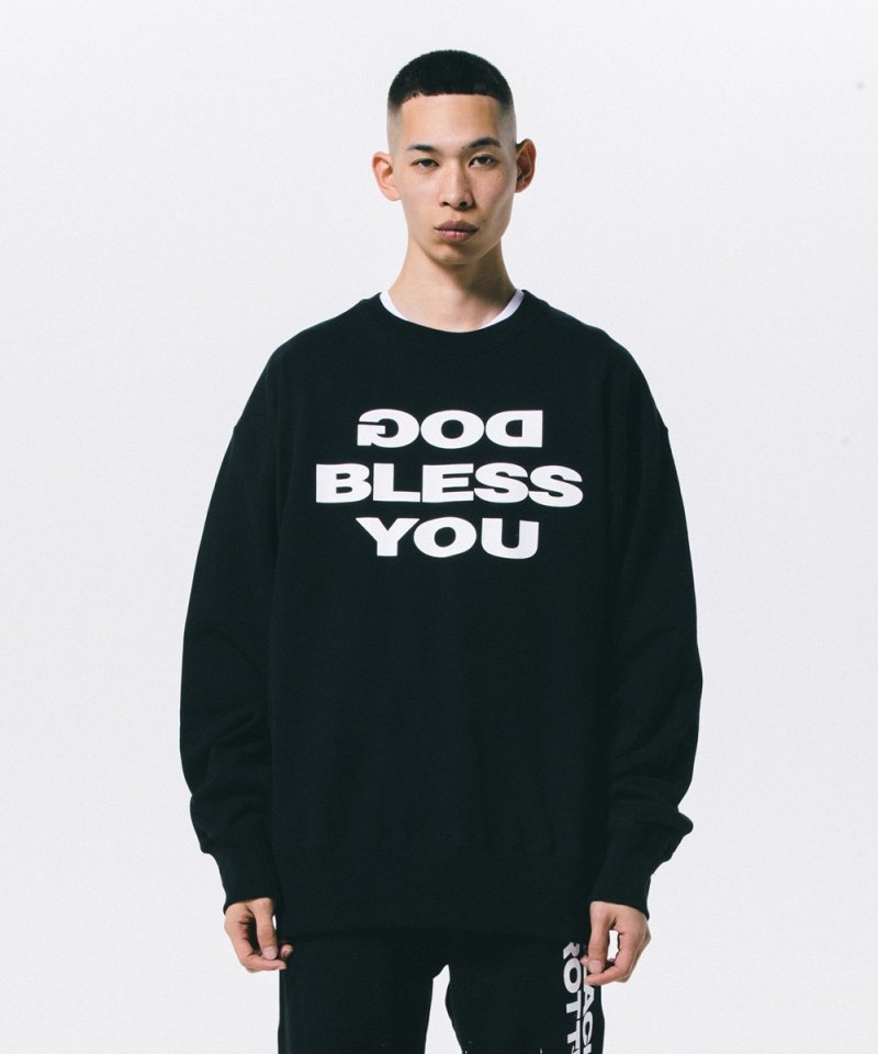画像2: 【30%OFF】ROTTWEILER/D.B SWEATER（BLACK）［クルーネックスウェット-24春夏］