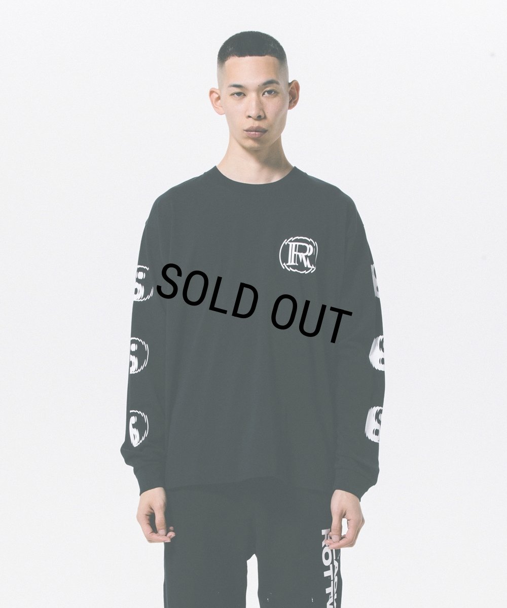 画像7: 【30%OFF】ROTTWEILER/CIRCLE L/S TEE（BLACK）［プリント長袖T-24春夏］ (7)