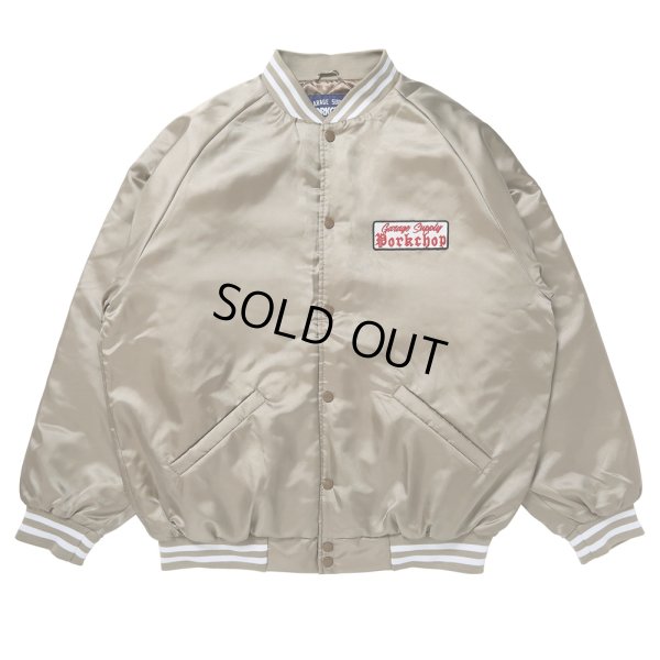 画像1: PORKCHOP/SATIN SPORTS JKT（GOLD）［サテンスポーツJKT-23秋冬］