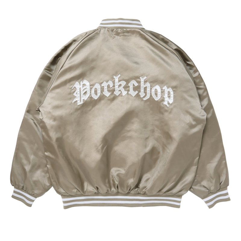 画像2: PORKCHOP/SATIN SPORTS JKT（GOLD）［サテンスポーツJKT-23秋冬］