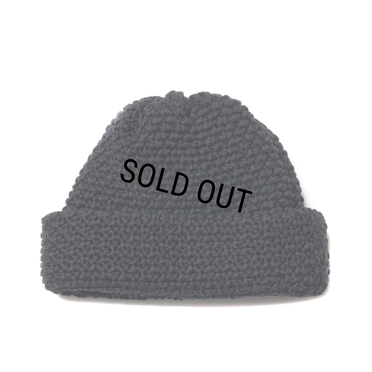 画像1: COOTIE PRODUCTIONS/Lowgauge Big Beanie（Black）［ビッグビーニー-23秋冬］ (1)