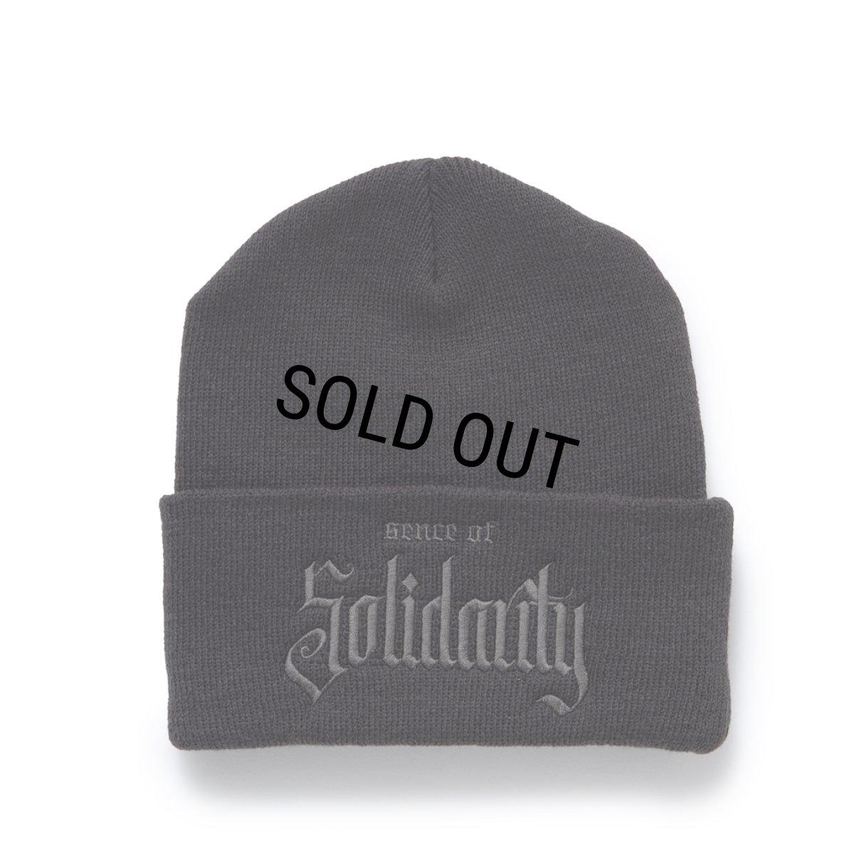 画像1: RATS/KNIT CAP SOLIDARITY（CHACOAL） 【30%OFF】［ニットキャップ-23秋冬］ (1)