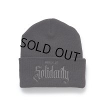 RATS/KNIT CAP SOLIDARITY（CHACOAL） 【30%OFF】［ニットキャップ-23秋冬］