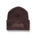 画像1: RATS/KNIT CAP SOLIDARITY（BROWN）［ニットキャップ-23秋冬］ (1)