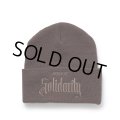 RATS/KNIT CAP SOLIDARITY（BROWN）［ニットキャップ-23秋冬］